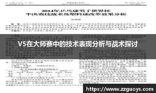 V5在大师赛中的技术表现分析与战术探讨