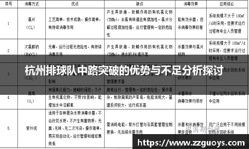 杭州排球队中路突破的优势与不足分析探讨